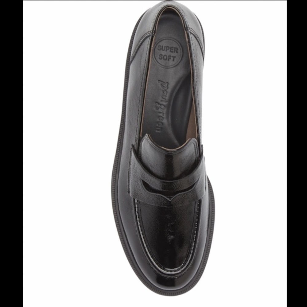 PATENT LEATHER Platform LOAFERS. - Picture 2 of 9